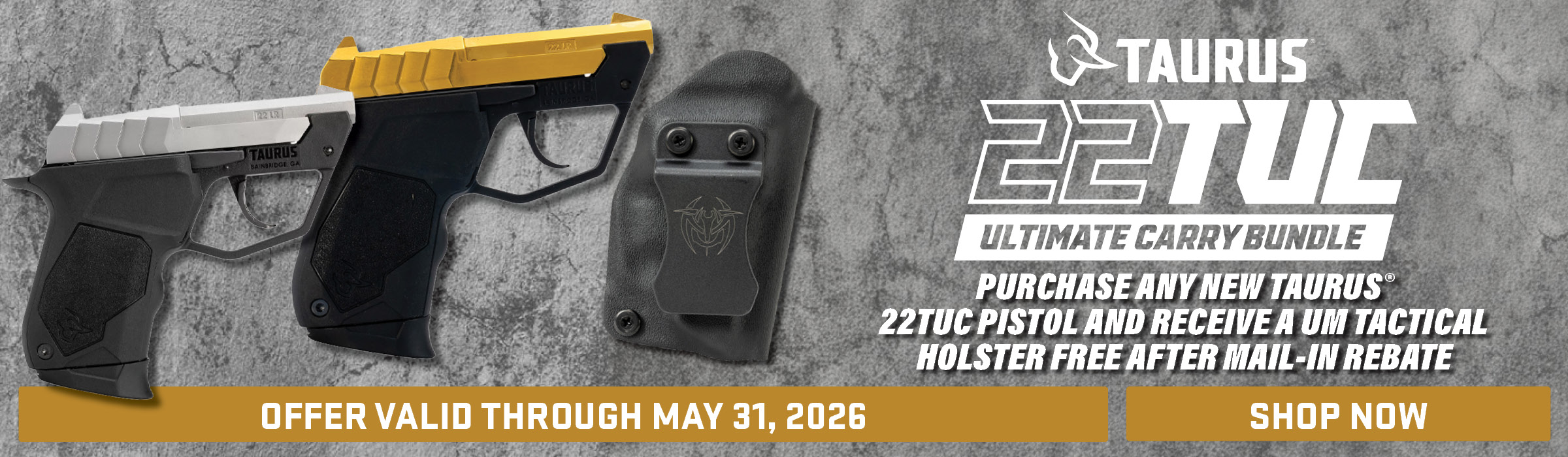 Taurus 22TUC Bundle Rebate